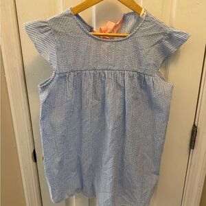 Vanilla Bay Blue/White Seersucker Blouse